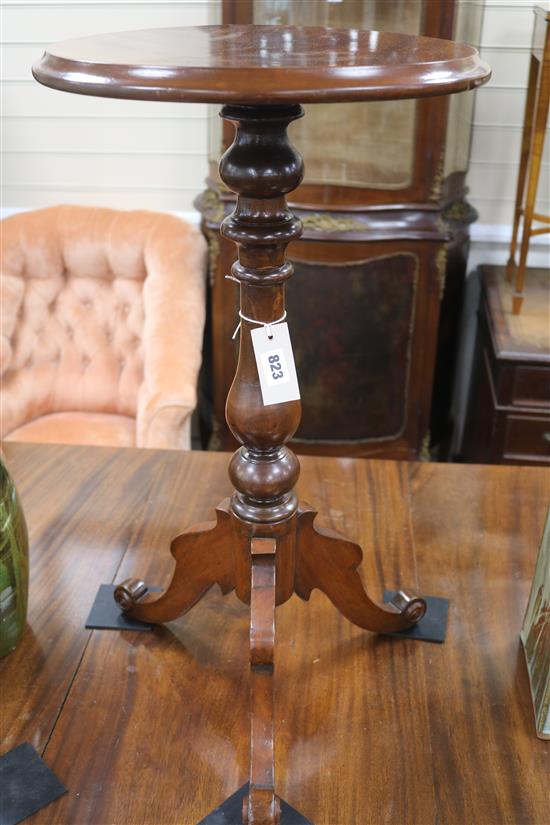 A mahogany wine table, H.69cm